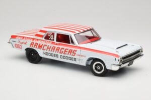 Dodge 330 Super Stock Ramchargers NHRA 1964 Highway 61 1:18 50044 Métal Moulé — image 6 sur 8