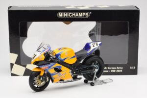 Suzuki GSX-R 1000 Team Alstare Corona Extra Y. Kagayama WSB 2005 Minichamps 1:12 122052271 Métal Moulé — image 6 sur 6