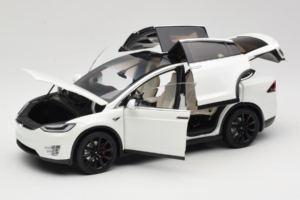 Tesla Model X Blanc OEM 1:18 TESLA001 Métal Moulé — image 2 sur 8