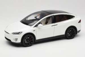 Tesla Model X Blanc OEM 1:18 TESLA001 Métal Moulé