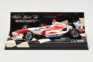 Toyota TF104 Panasonic #16 C. da Matta Panasonic Toyota Racing 2004 Minichamps 1:43 400040016 Métal Moulé