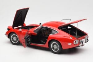 Toyota 2000 GT Rouge AUTOart 1:18 78741 Métal Moulé — image 5 sur 8