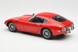 Toyota 2000 GT Rouge AUTOart 1:18 78741 Métal Moulé — image 7 sur 8