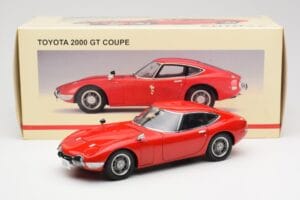 Toyota 2000 GT Rouge AUTOart 1:18 78741 Métal Moulé — image 8 sur 8