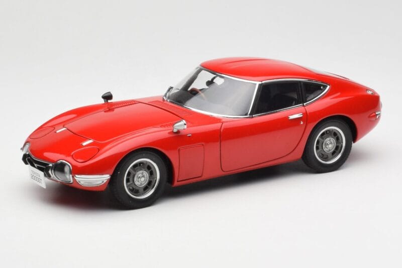 Toyota 2000 GT Rouge AUTOart 1:18 78741 Métal Moulé