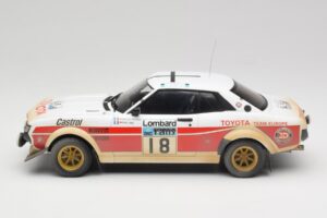 Toyota Celica 2000 GT RA21 #18 J-L. Therier RAC Rally 1977 IXO 1:18 18RMC189C Métal Moulé — image 3 sur 6