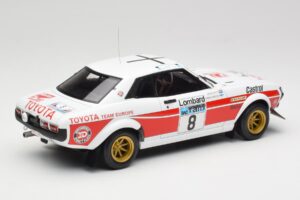Toyota Celica 2000 GT RA21 #8 H. Mikkola / A. Hertz RAC Rally 1977 IXO 1:18 18RMC189A Métal Moulé — image 2 sur 6
