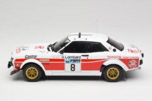 Toyota Celica 2000 GT RA21 #8 H. Mikkola / A. Hertz RAC Rally 1977 IXO 1:18 18RMC189A Métal Moulé — image 3 sur 6