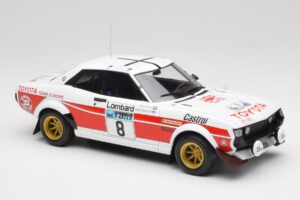 Toyota Celica 2000 GT RA21 #8 H. Mikkola / A. Hertz RAC Rally 1977 IXO 1:18 18RMC189A Métal Moulé — image 4 sur 6