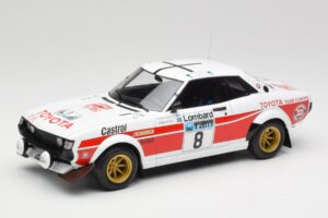 Toyota Celica 2000 GT RA21 #8 H. Mikkola / A. Hertz RAC Rally 1977 IXO 1:18 18RMC189A Métal Moulé