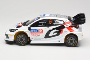 Toyota GR Yaris Rally1 #5 Toyota Gazoo Racing WRT S. Pajari / E. Malkonen Rally Finland 2024 IXO 1:18 18RMC217 Métal Moulé — image 3 sur 6