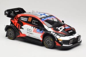Toyota GR Yaris Rally1 #69 Toyota Gazoo Racing WRT K. Rovanpera / J. Halttunen Rally Finland 2024 IXO 1:18 18RMC218 Métal Mou — image 4 sur 6