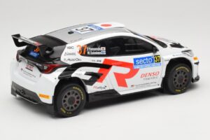 Toyota GR Yaris Rally2 #37 Y. Yamamoto Rally Finland 2024 IXO 1:18 18RMC212A Métal Moulé — image 2 sur 6