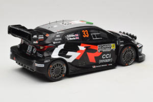 Toyota GR Yaris WRC #33 E. Evans / S. Martin Rally Monte Carlo 2025 IXO 1:18 18RMC229B Métal Moulé — image 2 sur 6