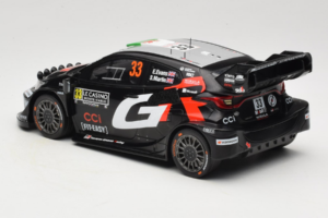 Toyota GR Yaris WRC #33 E. Evans / S. Martin Rally Monte Carlo 2025 IXO 1:18 18RMC229B Métal Moulé — image 5 sur 6