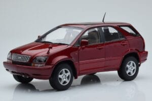 Toyota Harrier Rouge Métallisé AUTOart 1:18 70035 Métal Moulé