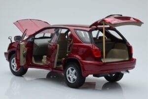 Toyota Harrier Rouge Métallisé AUTOart 1:18 70035 Métal Moulé — image 5 sur 8