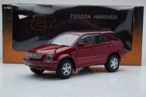 Toyota Harrier Rouge Métallisé AUTOart 1:18 70035 Métal Moulé — image 8 sur 8