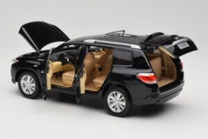 Toyota Highlander XU40 Noir Paudi Model 1:18 2043612-B1 Métal Moulé — image 5 sur 8