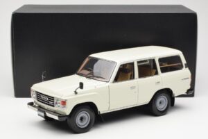Toyota Land Cruiser J60 Blanc Kyosho 1:18 08956W Métal Moulé — image 8 sur 8