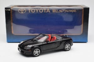 Toyota MR2 Spyder W30 Noir LHD AUTOart 1:18 78714 Métal Moulé — image 8 sur 8