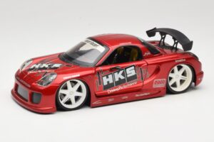 Toyota MR2 Spyder ZZW30 Tuned Rouge Jada 1:18 63194 Métal Moulé