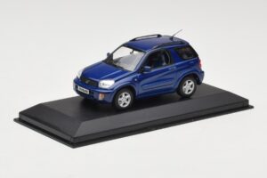 Toyota RAV4 Bleu Foncé Intérieur Gris Minichamps 1:43 433166004 Métal Moulé — image 2 sur 4