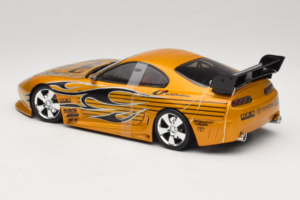 Toyota Supra A80 Or Tunerz Edition Hot Wheels 1:18 B6091 Métal Moulé — image 6 sur 7