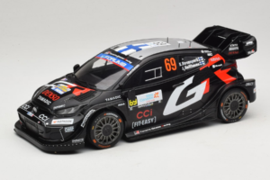 Toyota GR Yaris Rally1 #69 K. Rovanpera / J. Halttunen Rally Islas Canarias 2025 IXO 1:18 18RMC249A Métal Moulé