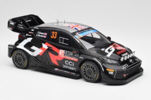 Toyota Yaris Rally1 WRC #33 E. Evans / S. Martin Rally Monte Carlo Night Version 2024 IXO 1:18 18RMC197 Métal Moulé — image 4 sur 6