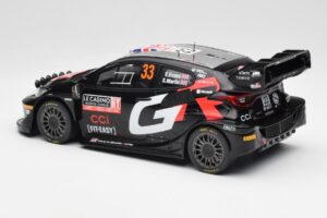 Toyota Yaris Rally1 WRC #33 E. Evans / S. Martin Rally Monte Carlo Night Version 2024 IXO 1:18 18RMC197 Métal Moulé — image 5 sur 6