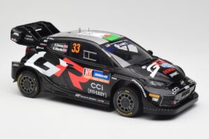 Toyota Yaris Rally1 WRC #33 E. Evans / S. Martin Rally Sweden 2024 IXO 1:18 18RMC200 Métal Moulé — image 4 sur 6