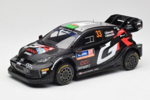 Toyota Yaris Rally1 WRC #33 E. Evans / S. Martin Rally Sweden 2024 IXO 1:18 18RMC200 Métal Moulé