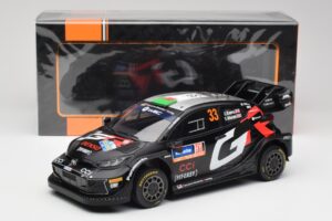 Toyota Yaris Rally1 WRC #33 E. Evans / S. Martin Rally Sweden 2024 IXO 1:18 18RMC200 Métal Moulé — image 6 sur 6