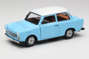 Trabant 601 Deluxe Bleu Blanc Sun Star 1:18 4286 Métal Moulé
