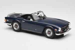 Triumph TR6 PI Bleu Foncé Minichamps 1:18 155132032 Métal Moulé — image 4 sur 6