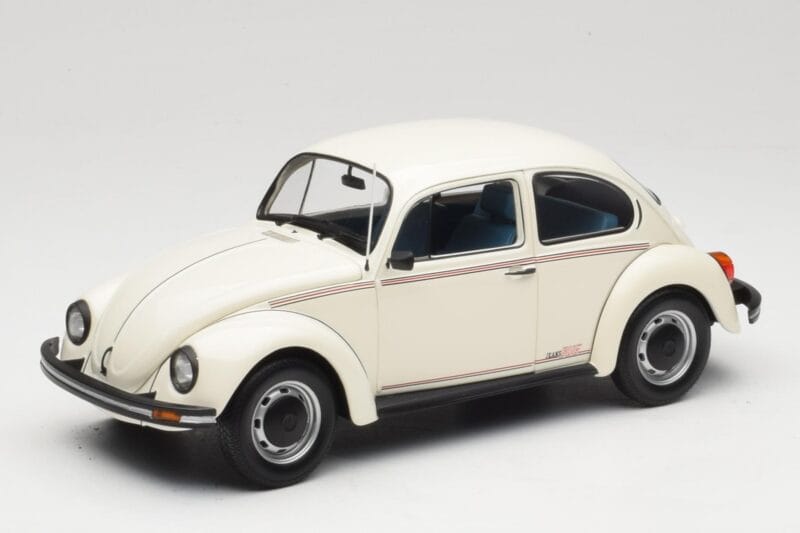 Volkswagen 1200 Jeans Bug Blanc Minichamps 1:18 150057101 Métal Moulé