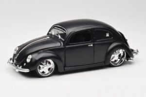 Volkswagen Beetle Type 1 Noir Maisto 1:18 31018 Métal Moulé