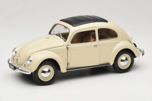 Volkswagen Beetle Type 1 Classic Blanc Welly 1:18 18040W Métal Moulé