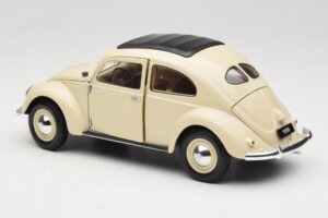 Volkswagen Beetle Type 1 Classic Blanc Welly 1:18 18040W Métal Moulé — image 7 sur 8