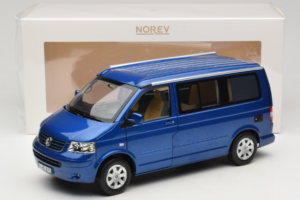 Volkswagen California T4 Ravenna Blue Metallic Norev 1:18 188607 Métal Moulé — image 8 sur 8