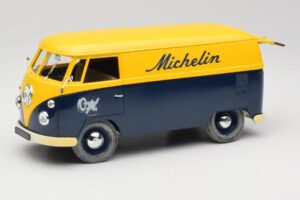 Volkswagen T1 Combi Michelin Noir & Jaune Solido 1:18 9406 Métal Moulé — image 2 sur 8