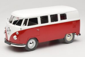 Volkswagen Combi T1 Rouge & Blanc Solido 1:18 8031 Métal Moulé