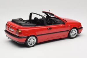 Volkswagen Golf Cabriolet Mk3 Rouge Norev 1:18 188433 Métal Moulé — image 2 sur 6