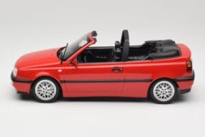 Volkswagen Golf Cabriolet Mk3 Rouge Norev 1:18 188433 Métal Moulé — image 3 sur 6