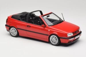 Volkswagen Golf Cabriolet Mk3 Rouge Norev 1:18 188433 Métal Moulé — image 4 sur 6