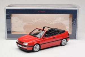 Volkswagen Golf Cabriolet Mk3 Rouge Norev 1:18 188433 Métal Moulé — image 6 sur 6