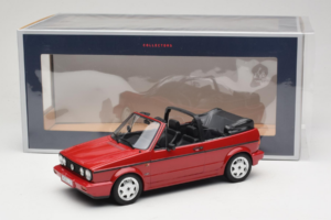 Volkswagen Golf Mk1 Cabriolet Rouge Norev 1:18 188626 Métal Moulé — image 6 sur 6