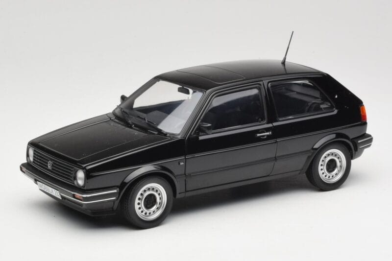 Volkswagen Golf CL Mk2 Noir Norev 1:18 188554 Métal Moulé