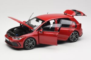 Volkswagen Golf GTI Mk8 Tornado Red Norev 1:18 188595 Métal Moulé — image 2 sur 8